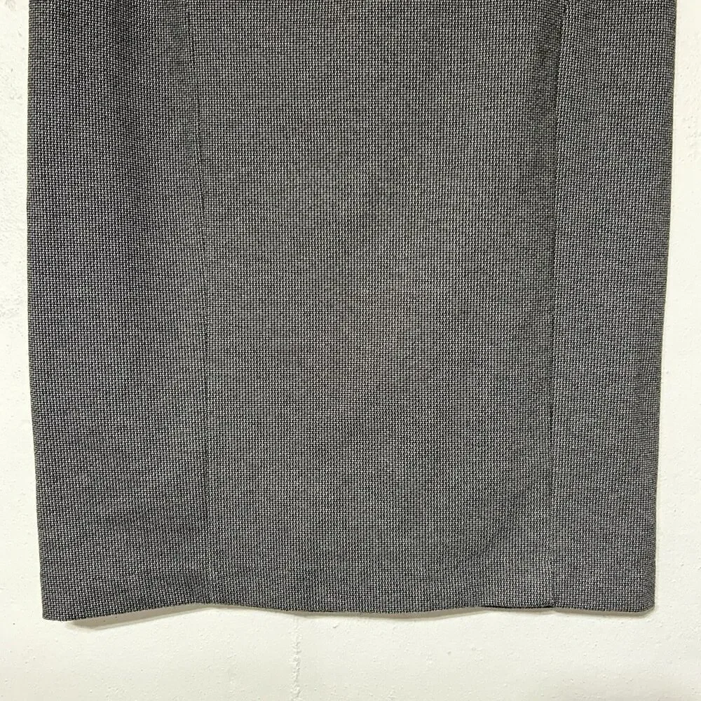 New York & Company Stretch Womens Skirt Sz. 8 Gray Business Casual Zipper Back
